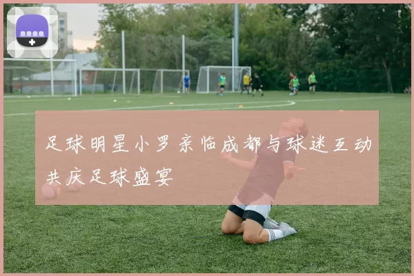 足球明星小罗亲临成都与球迷互动共庆足球盛宴