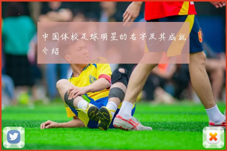 中国体校足球明星的名字及其成就介绍